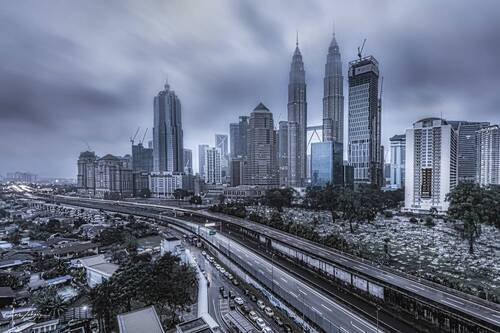 Kuala Lumpur in Gotham Style