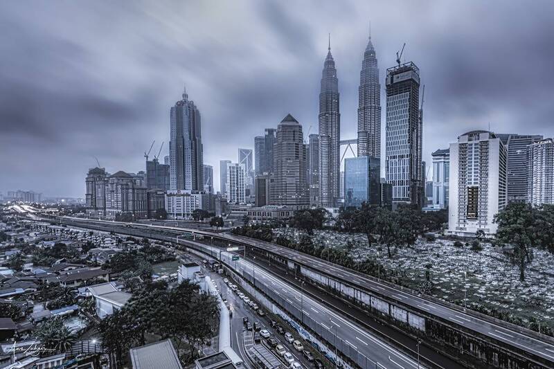 kuala lumpur, kl, klcc, malaysia, city, cityscape, architecture Kuala Lumpur in Gotham Style фото превью