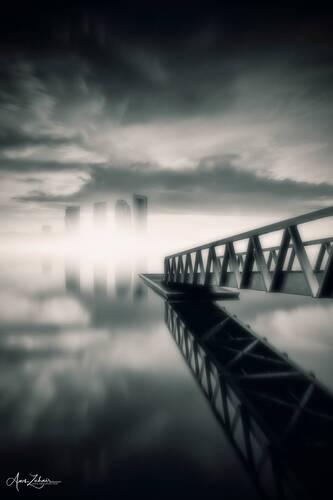 Misty towers