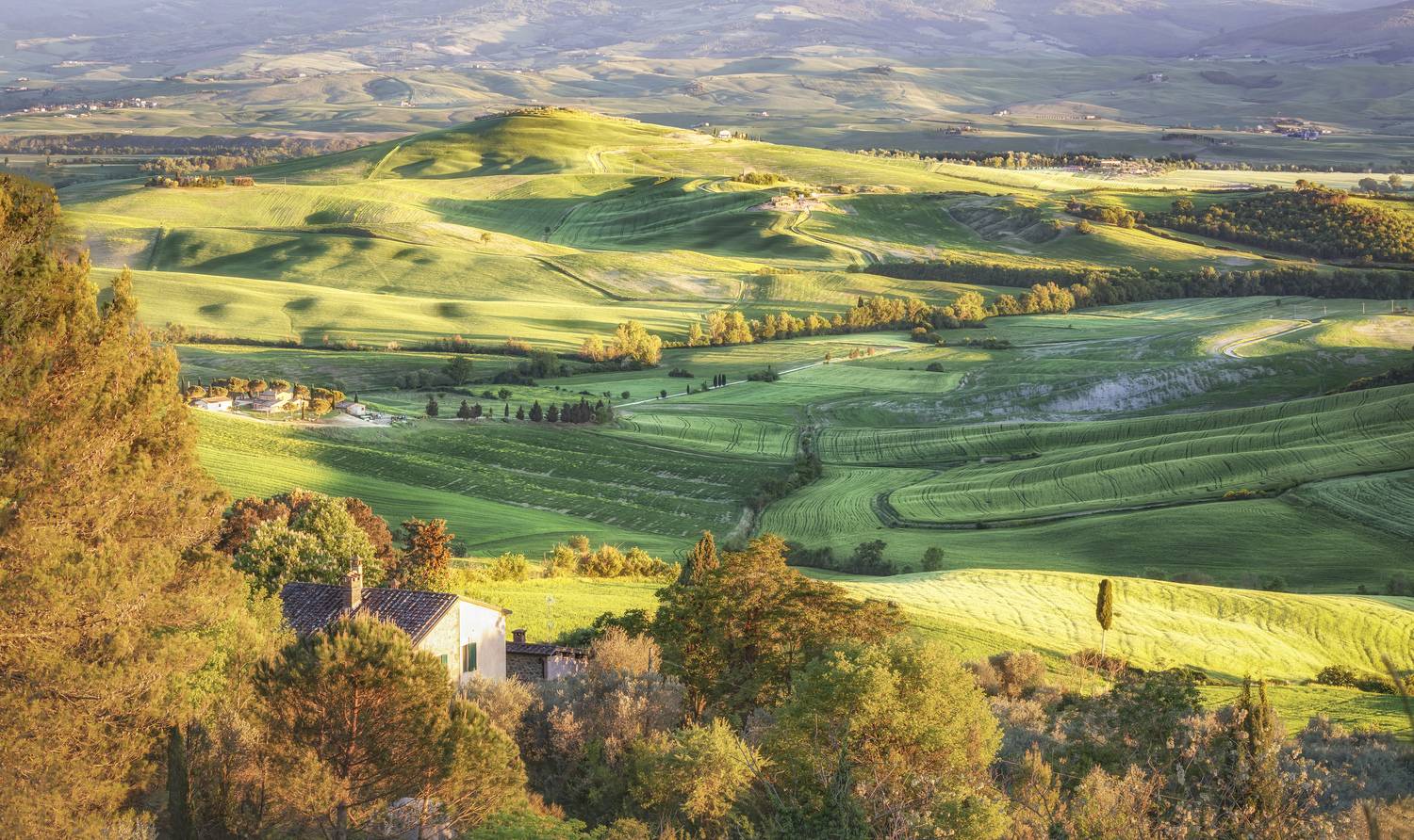 тоскана, pienza, италия, Чабров Андрей