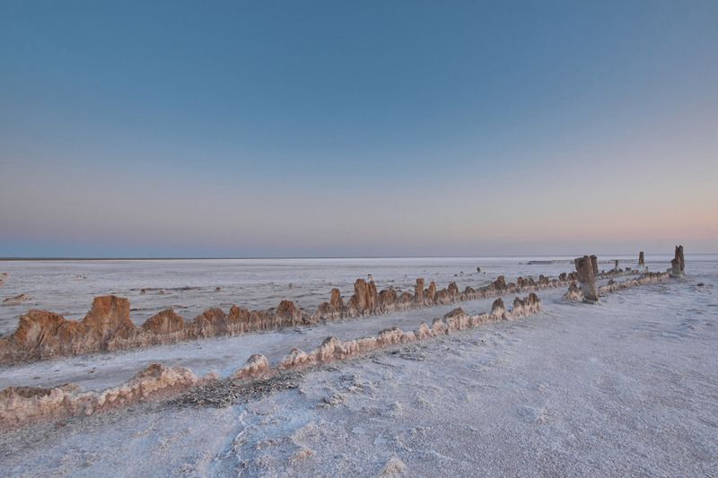 эльтон, рассвет Рассвет над Эльтоне фото превью