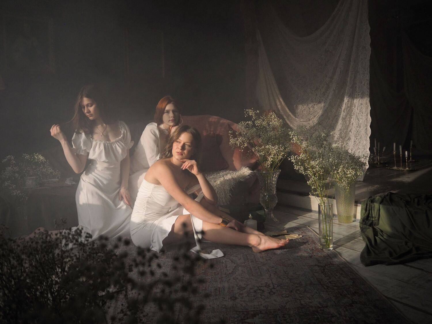 девушки, постановочная фотография, студийная съёмка, Вязовцев Андрей