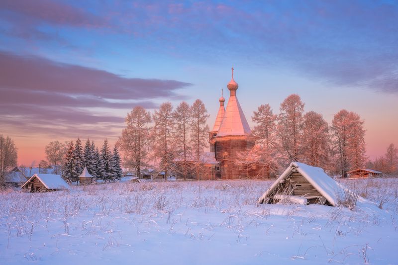 ошевенск Утренний морозец... фото превью