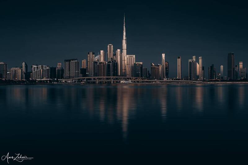 skyline, dubai, city, cityscape, architecture, travel, photography, moody Dubai Skyline фото превью
