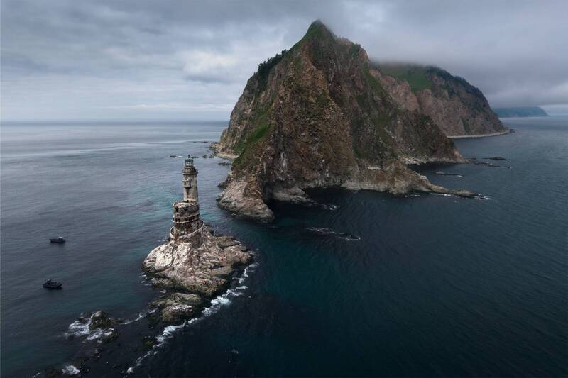 анива, сахалин, сахалинская область, маяк, охотское море, туман, маяк анива, дальный восток, sakhalin, aniva, far east Маяк Анива, Сахалин фото превью