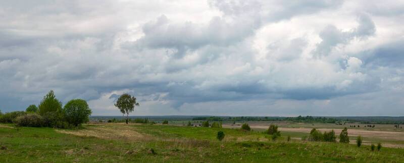 Пасмурный тёплый весенний день фото превью