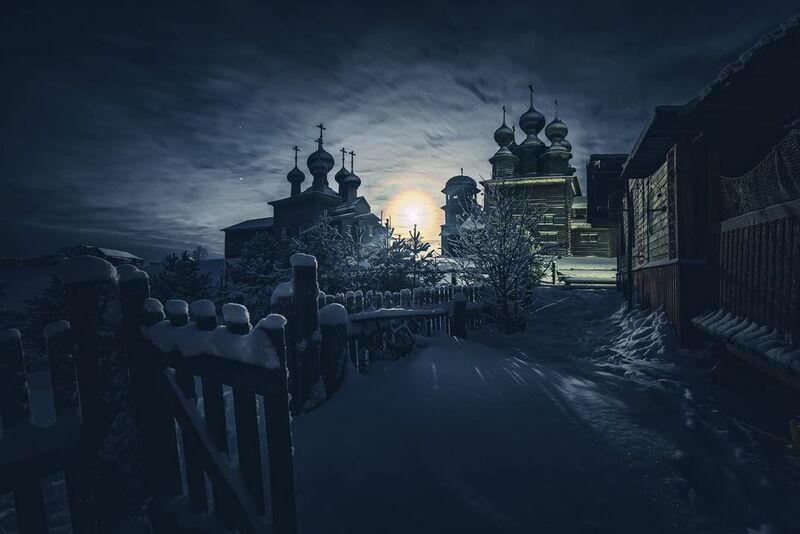 ворзогоры Новогоднее полнолуние... фото превью