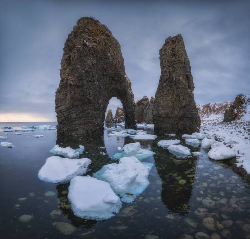 курилы Зимний Итуруп. фото превью
