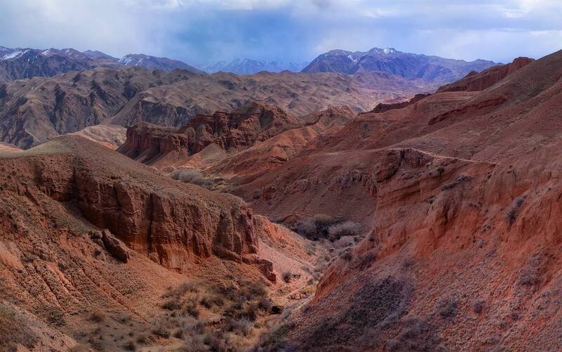 кыргызстан, конорчек Весна в каньонах Конорчек фото превью