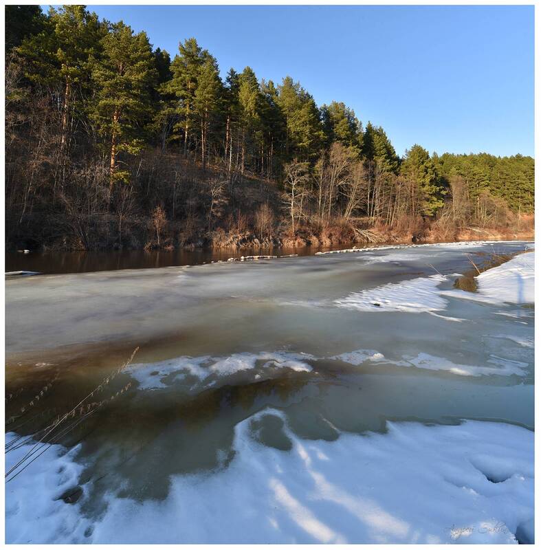 Вечер на реке фото превью