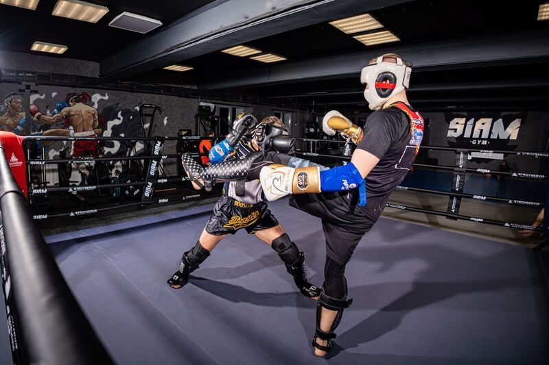 Тайский, бокс, тренировочный, бой Тайский бокс тренировочный бой фото превью