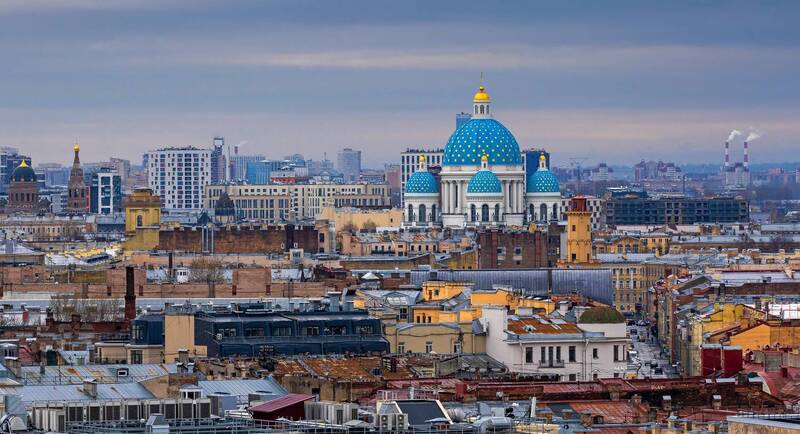 санкт петербург, город, архитектура, троицкий собор, собор, крыши питера Апрельские крыши Питера.. фото превью