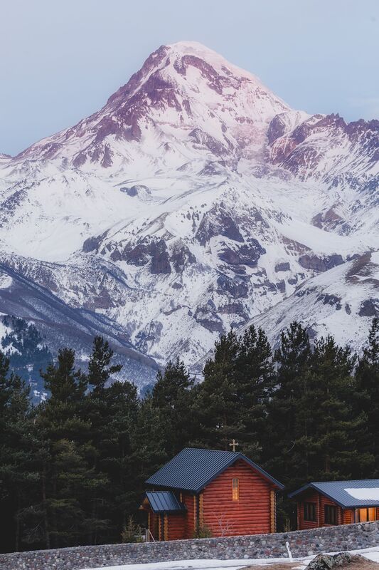 Казбек на рассвете фото превью