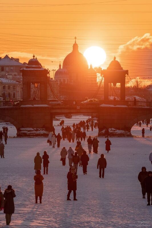 закат Петербургский променад фото превью