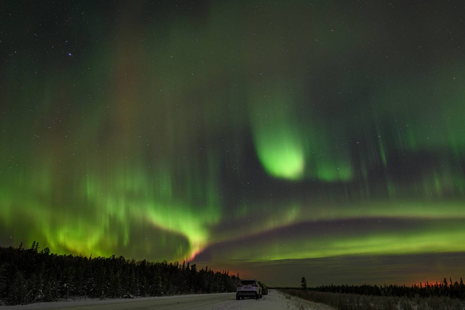 северное сияние, полярное сияние, аврора, пейзаж, крайний север, ямал, живем на севере, надым, Сторожев Олег