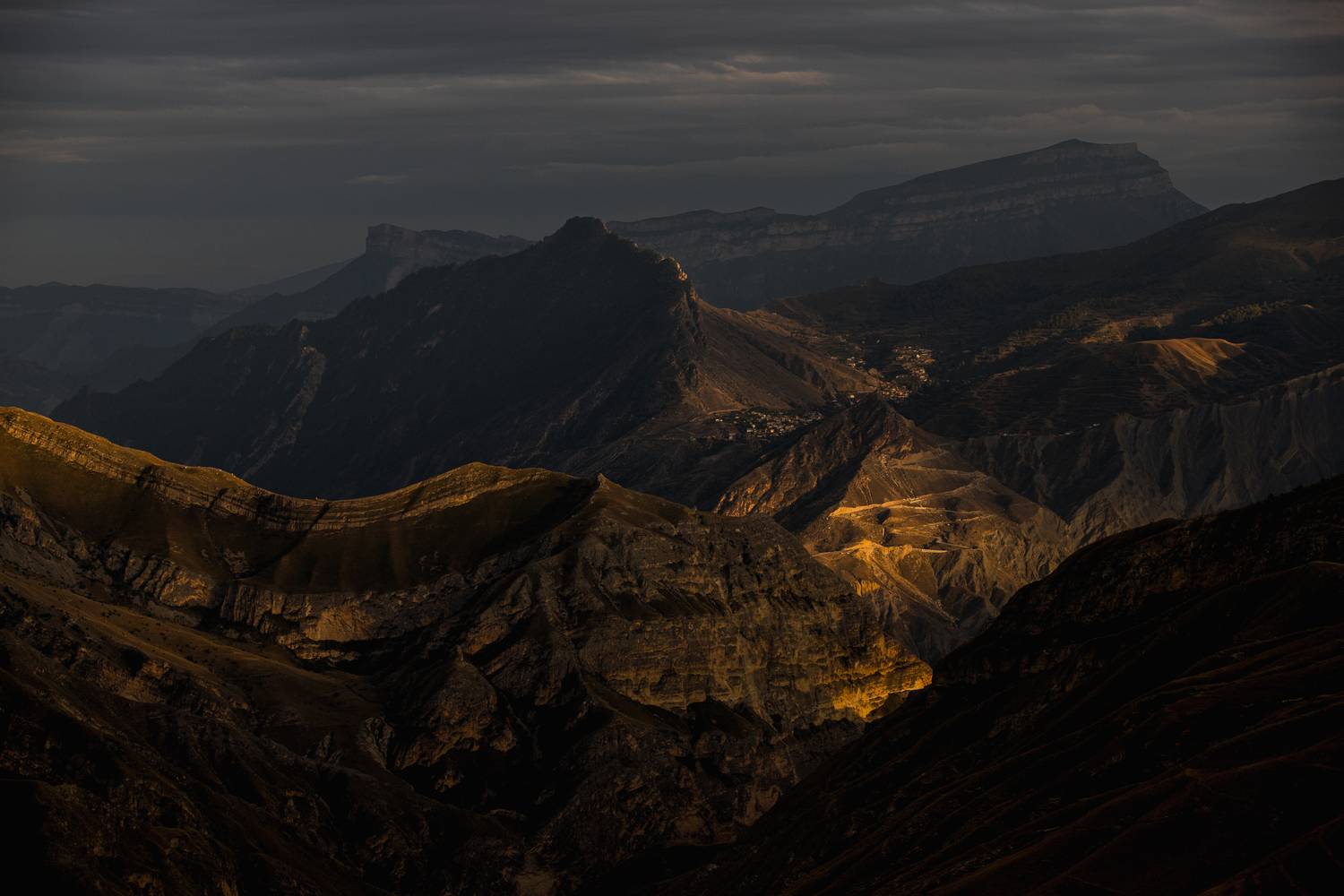 закат, кавказ, горы, дагестан, Раздорова Мария