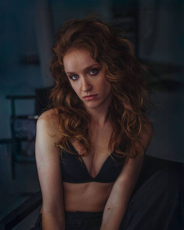 model, redhead, photography, studio Lydia фото превью