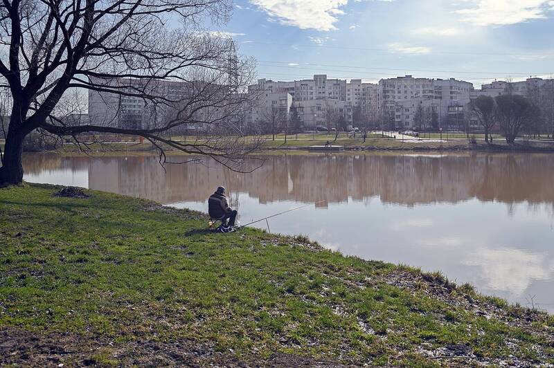 На весенней рыбалке фото превью
