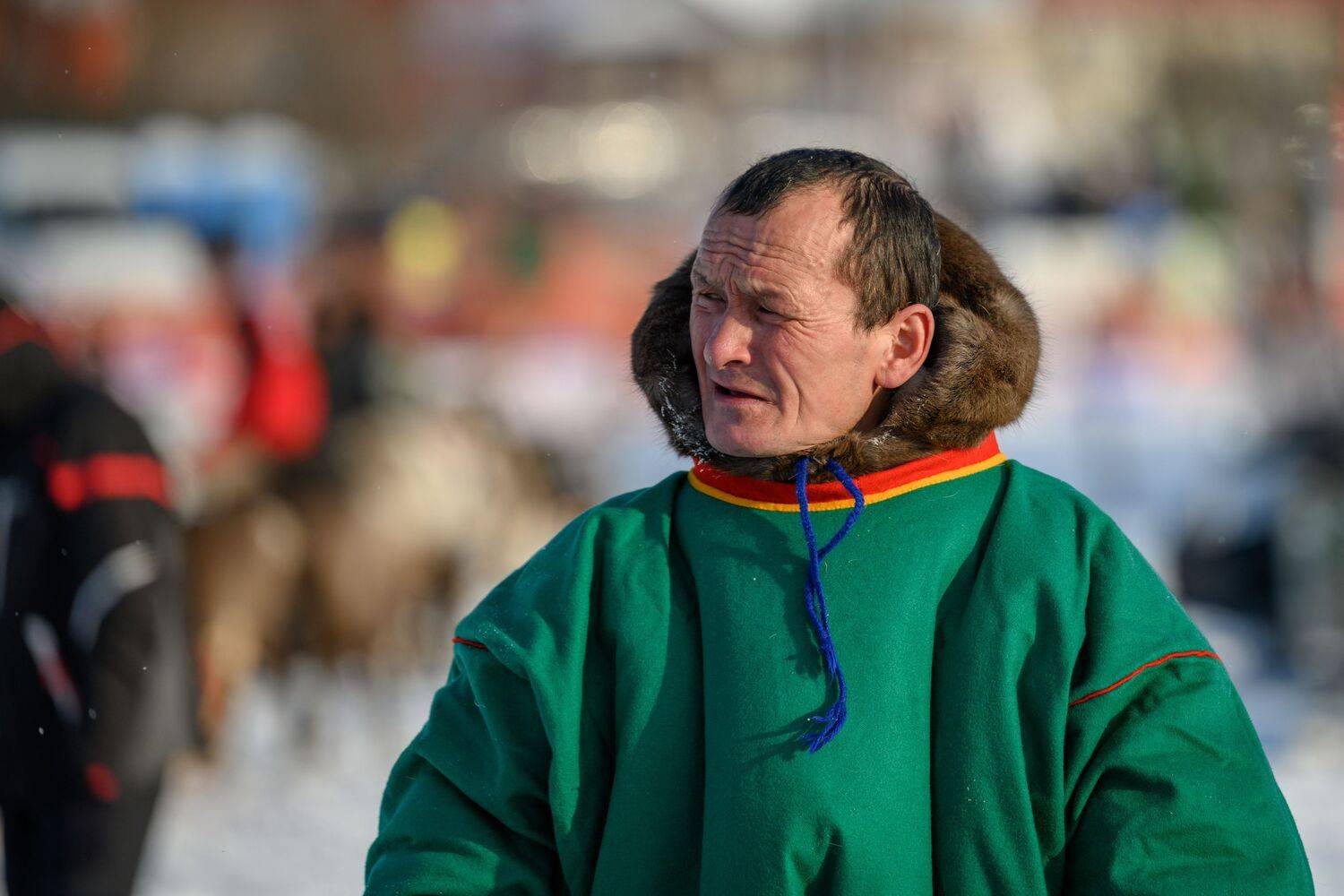 ненец, оленевод, весна, тундра, малица, надым, ямал, Сторожев Олег