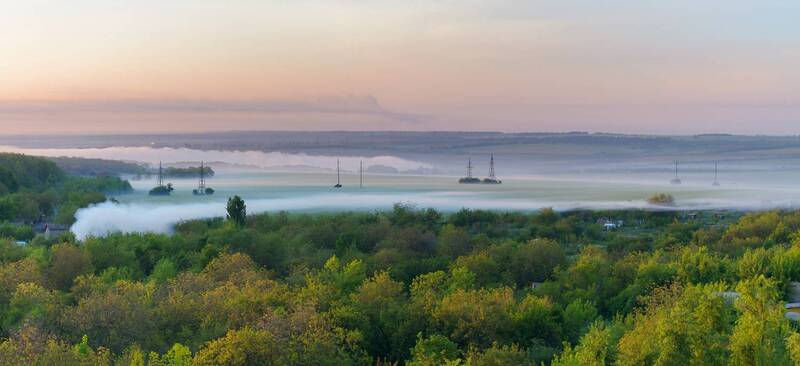 С туманом . фото превью