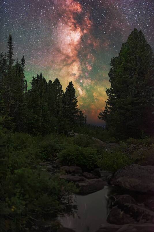 млечный путь, звездное небо, астрофото, астрофотография, ергаки, сибирь, milky way, starry night, astrophoto В поисках центра галактики фото превью