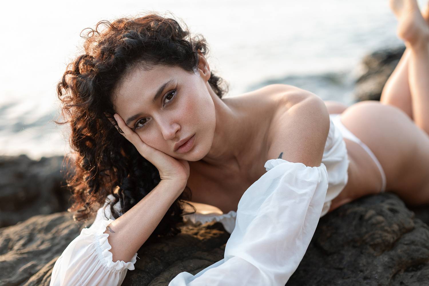 портрет, пляж, песок, лето, гламур, жара, Прозвицкий Сергей