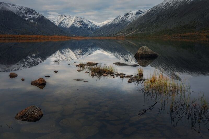озеро_юг, колыма, магаданская_область, пейз Утреннее безмолвие фото превью