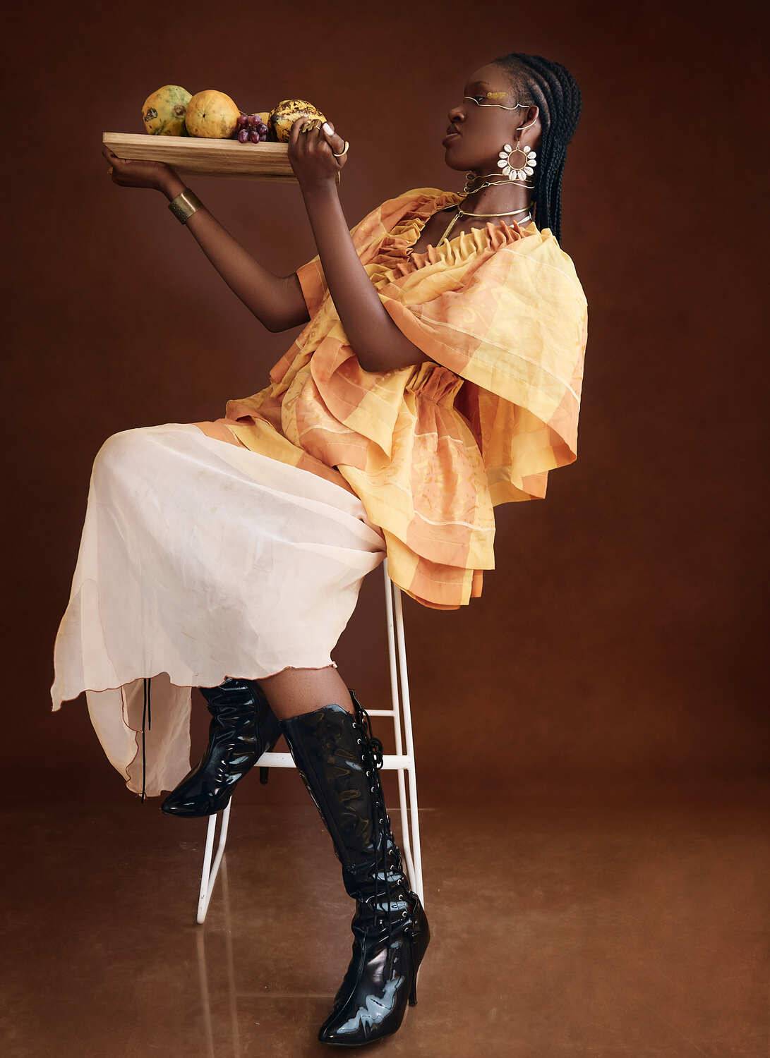 fashion, art, portrait, Daniel Osei-Akoto