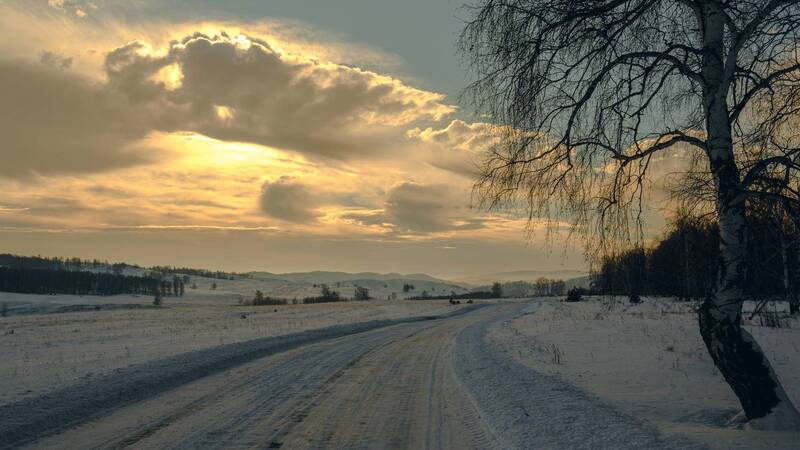 зимней дорогой фото превью