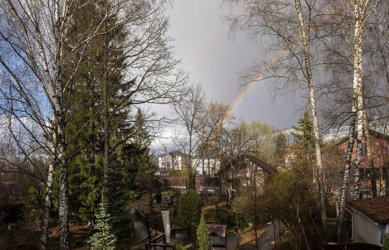 Апрельская радуга фото превью