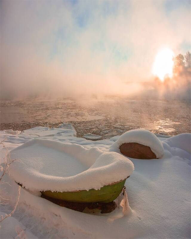 Февраль на Вуоксе фото превью