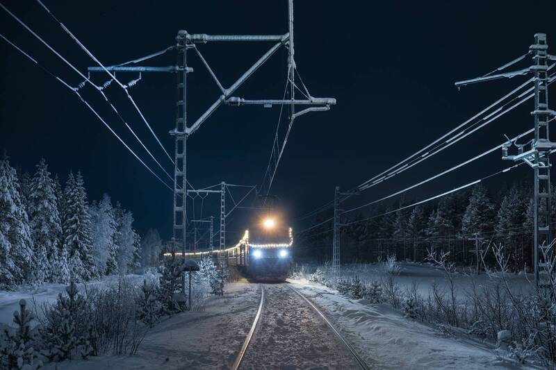 s_krylov_pro, фотографсергейкрылов, дядяфотя, крыловщина, поезддедамороза, железнаядорога, зимнийкадр, север, мурманск, train Попытка поймать северное сияние фото превью