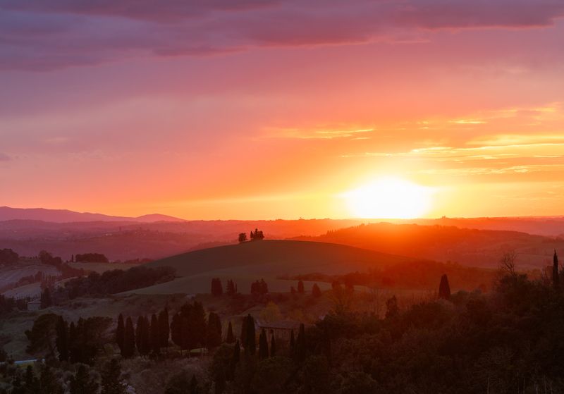 На закате фото превью