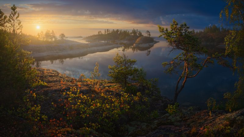 Утро на Ладоге  фото превью