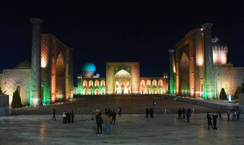 самарканд Зимняя площадь фото превью