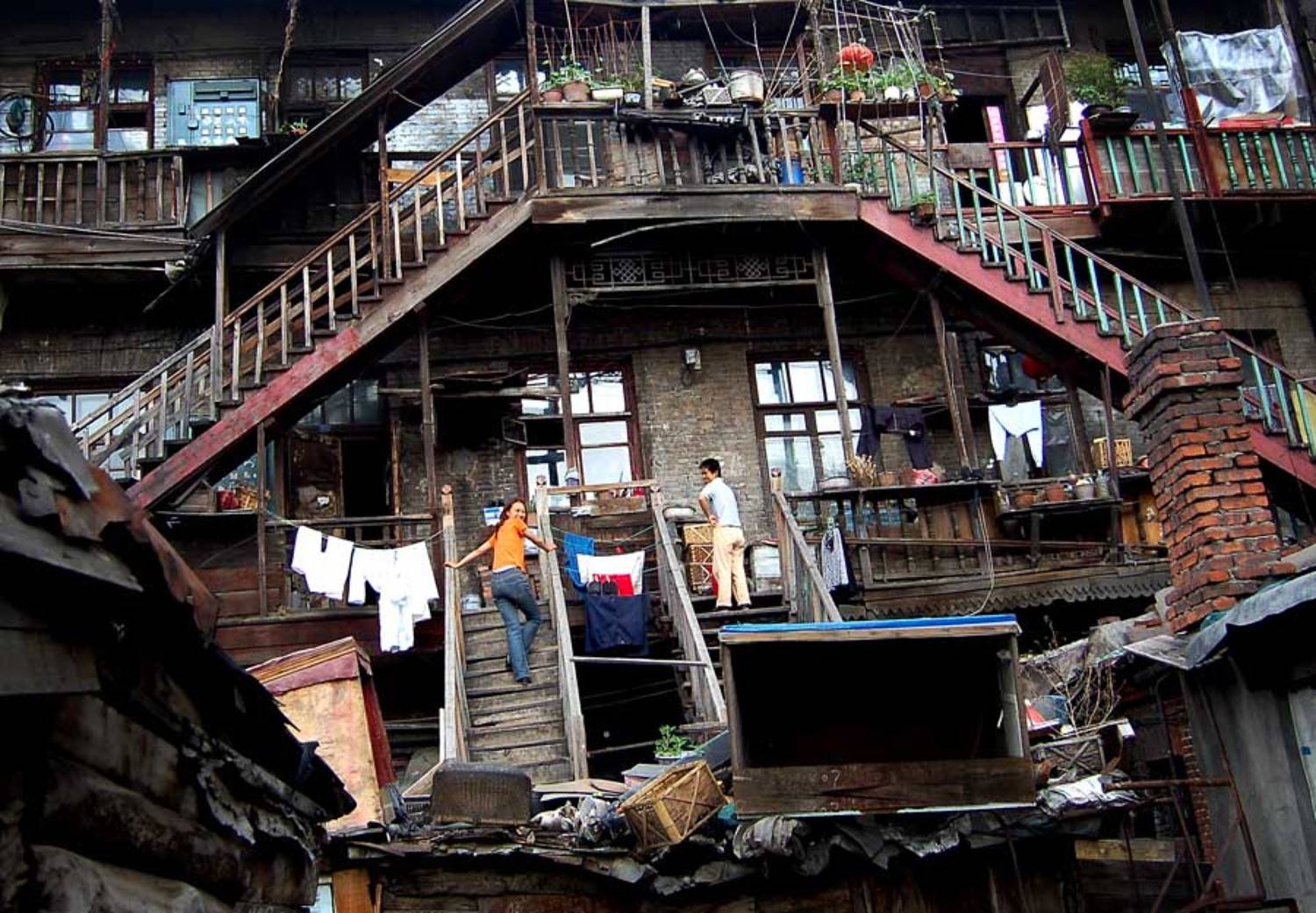 китай, харбин,  провинция хэйлуцзян, старый город, трущобы, nyarosh