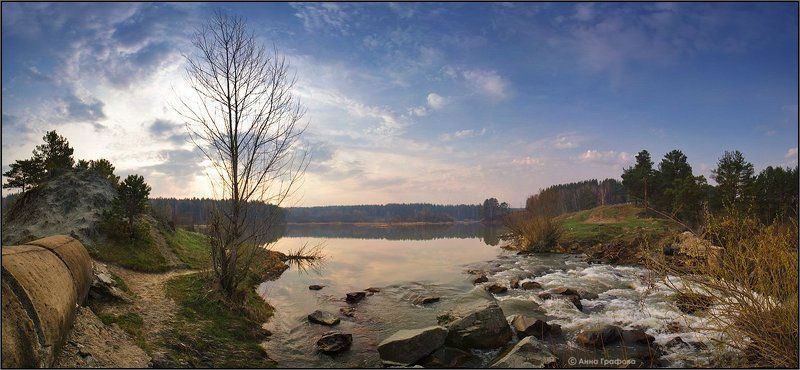 нсо, озеро, карпысак, утро, аня графова Майское утро фото превью