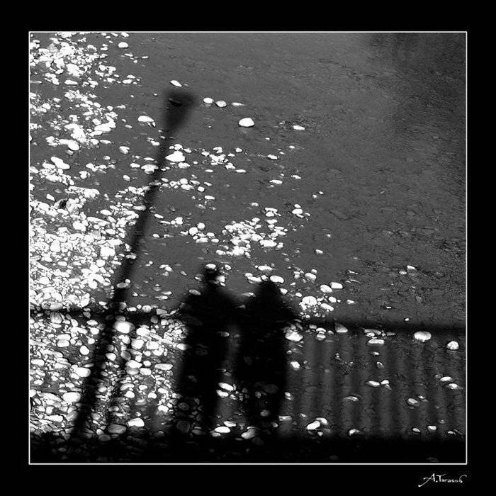 река, мост, двое, Тарасов Алексей