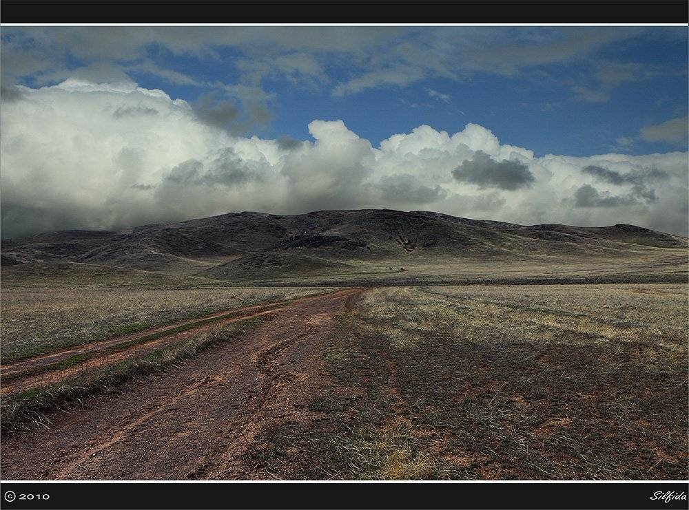 горы облака пейзаж, Silfida