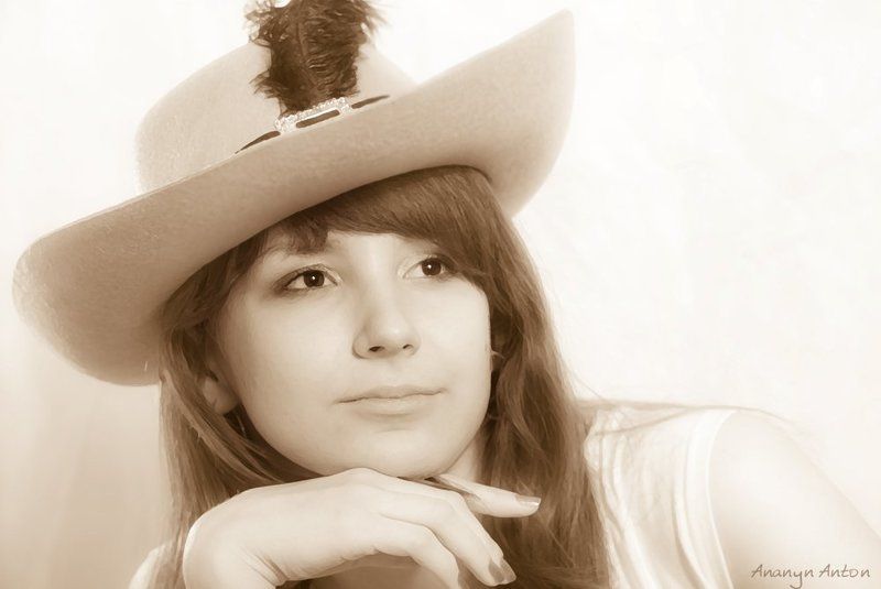 дама со шляпой фото превью