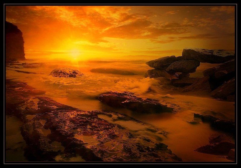 вечер,солнце Провожая день фото превью