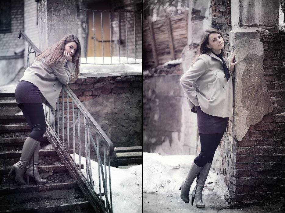 портрет, диптих, весна, март, Александр Ёж