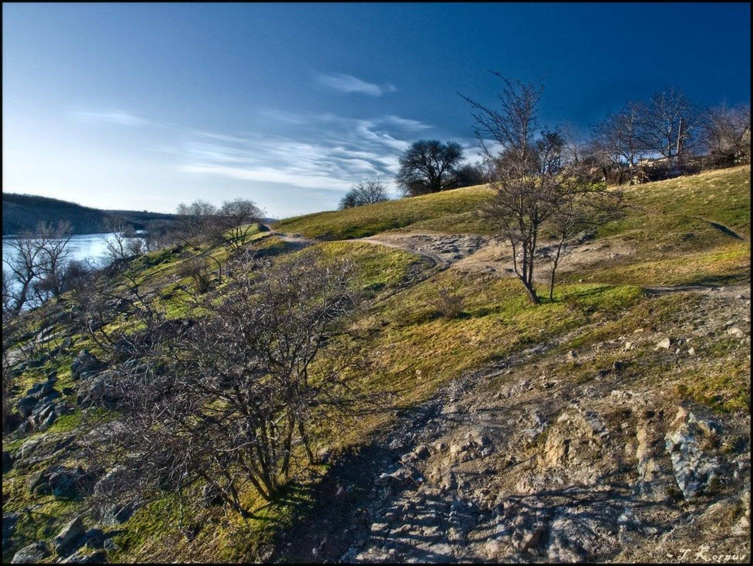 о.хортица,днепр,март,весна,скалы,берег, Татьяна Корнус