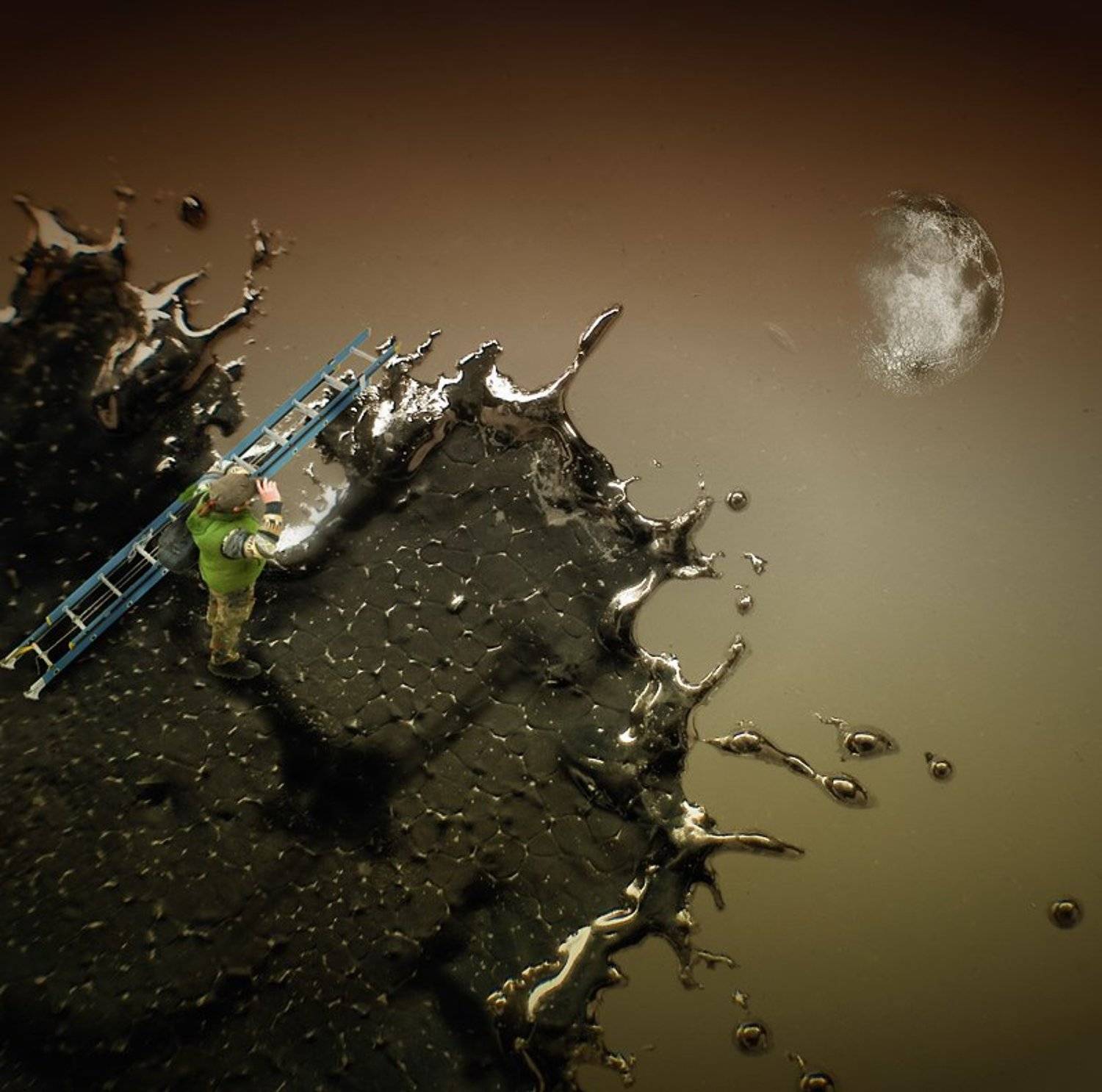 луна,макро,лесница,я,коллаж, Дмитрий Недочитанный