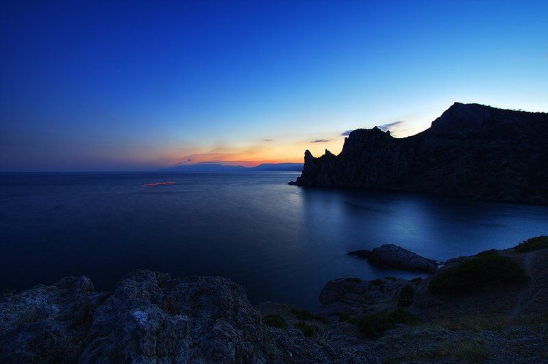 новый свет, закат, крым Вечерний Новый Свет фото превью