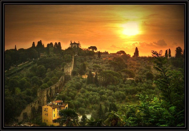 тоскана, италия Итальянские закаты фото превью