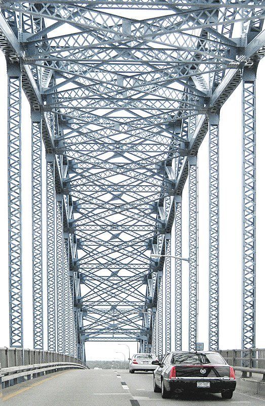 мост,ажур,авто,день,утро, Все в ажуре фото превью
