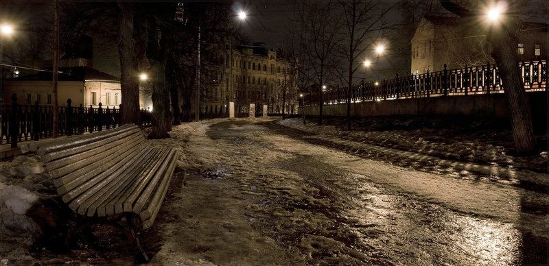 Москва ночная фото превью