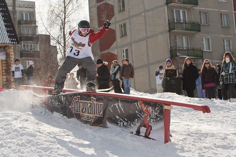 спорт, snowboard, extreme Snowboard Contest - Прощай зима фото превью