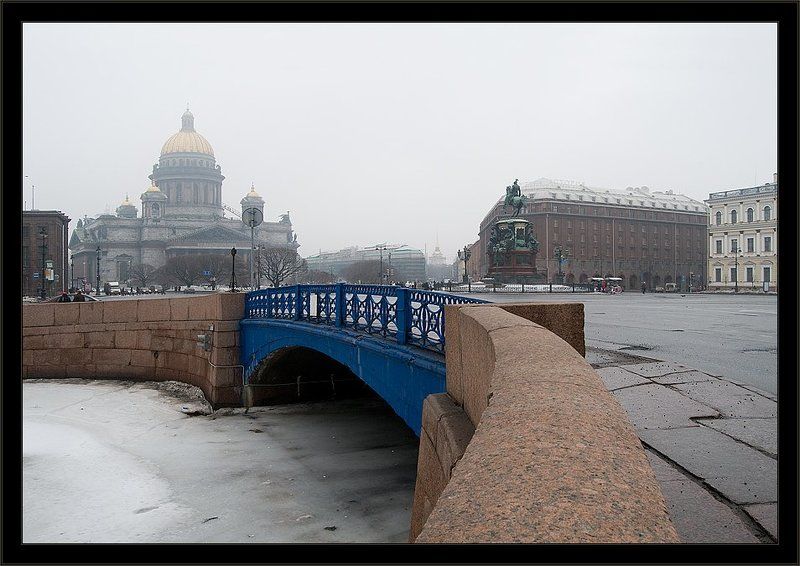 петербург, центр, исакий, синий мост, весна, март Питерская весенняя зарисовка фото превью